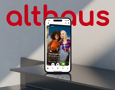 Althaus App - Mobile App, UI&UX Design agency app application behance case dating messages mobile network social subscription ui ux