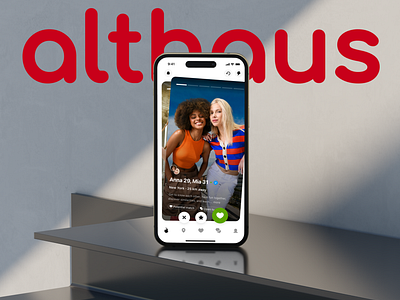 Althaus App - Mobile App, UI&UX Design agency app application behance case dating messages mobile network social subscription ui ux