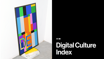 Digital culture index brand branding colours graphic design identity logo logotype poster ui