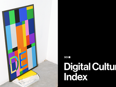 Digital culture index brand branding colours graphic design identity logo logotype poster ui