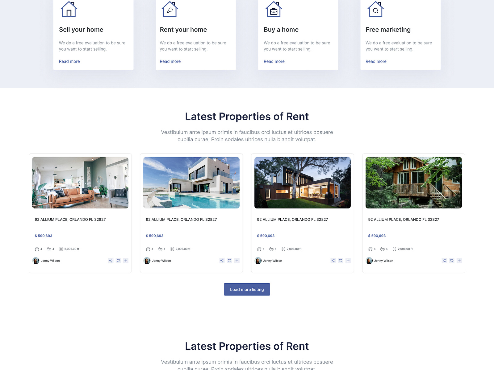 Real Estate Web page Design by Devendra Badaik on Dribbble Real Estate Web page Design by Devendra Badaik on Dribbble