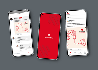 Hearbetter hearingaid prototyping ui ux wireframe