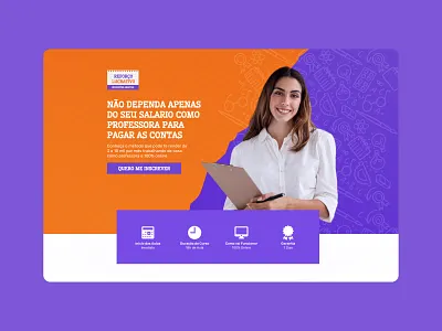Info-product landing page design info product landingpage ui webdesign website