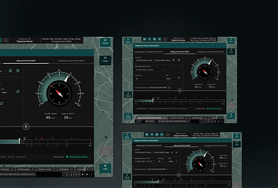 Adaptive Design - Speedometer - Tablet UI adaptive adaptive design bar command control defense responsive responsive design speed sppedmeter tabs ui userinterface