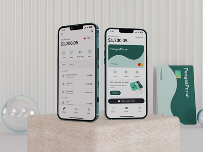 PangeaPurse | Finance App, Logo & Branding appdesign branding design figma mobiledesign productdesign ui uiux uiuxdesign