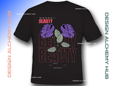 Beauty T-shirt Design 3d animation branding design design inspiration designing graphic design logo shirt tshirt tshirt design ui