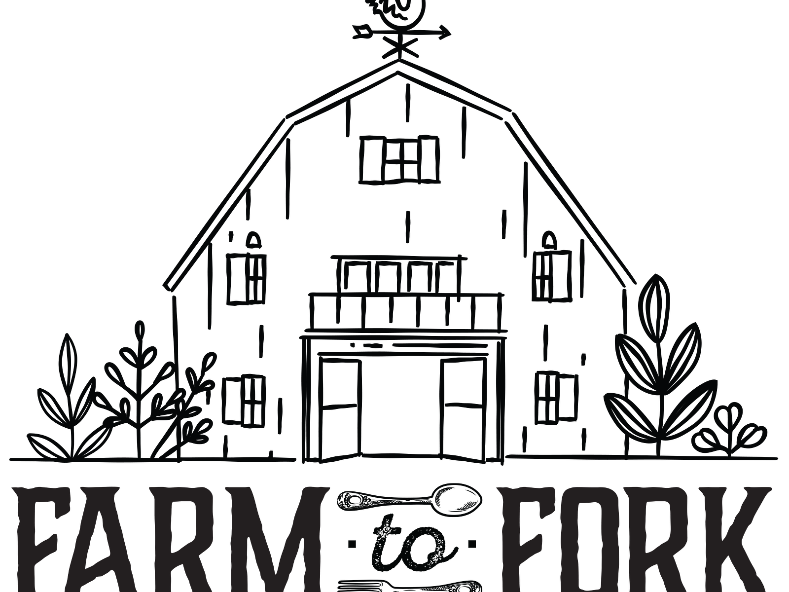 Farm to Fork Logo by Megan Morris on Dribbble