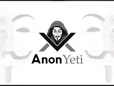 ANON YETI LOGO graphic design logo