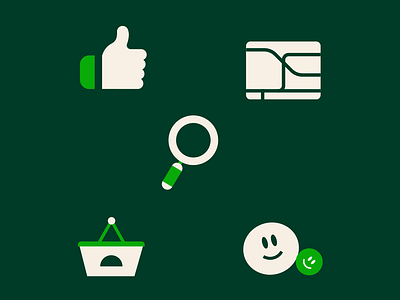 IC Animated Icons animation basket flat icon icons motion route thumbs up