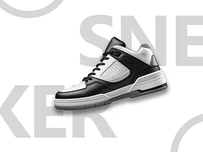 Stylish Brand New Shoe Graphic Design Poster branding fashion graphic design logo messi motion graphics new nike poster design ronaldo shoe sneakers ui