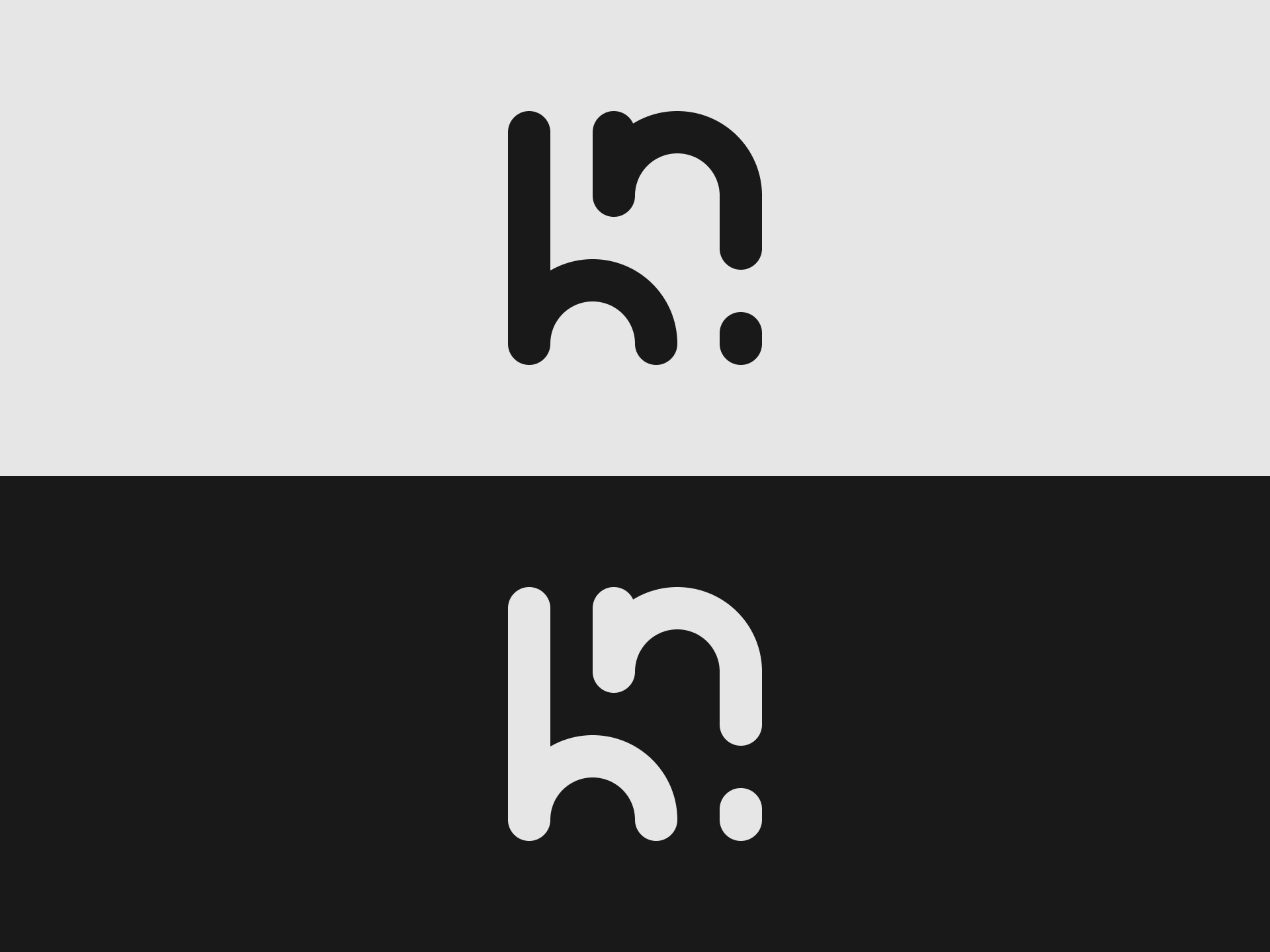 Personal Brand Logo Concept (HN) branding graphic design illustration logo ui