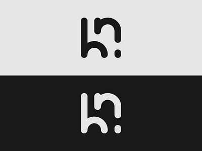 Personal Brand Logo Concept (HN) branding graphic design illustration logo ui