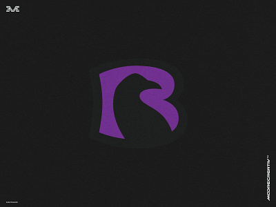 Ravens concept branding dog logo sports
