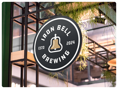 Iron Bell Brewing – For Sale bell branding brewery brewing craft beer for sale identity iron local logo