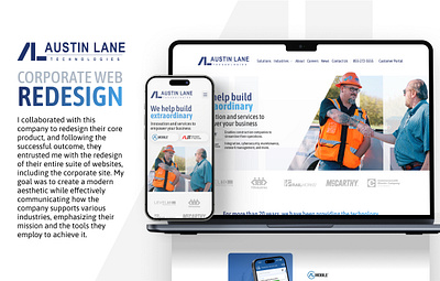 Austin Lane Corporate Website Design elementor pro figma ui ux website website design wordpress