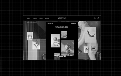 Gotik Studio Desktop animation design graphic design interaction interface ui user ux web website