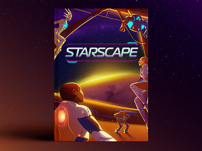 Starscape QuickStart Guide book design games graphic design layout ttrpg typography vector