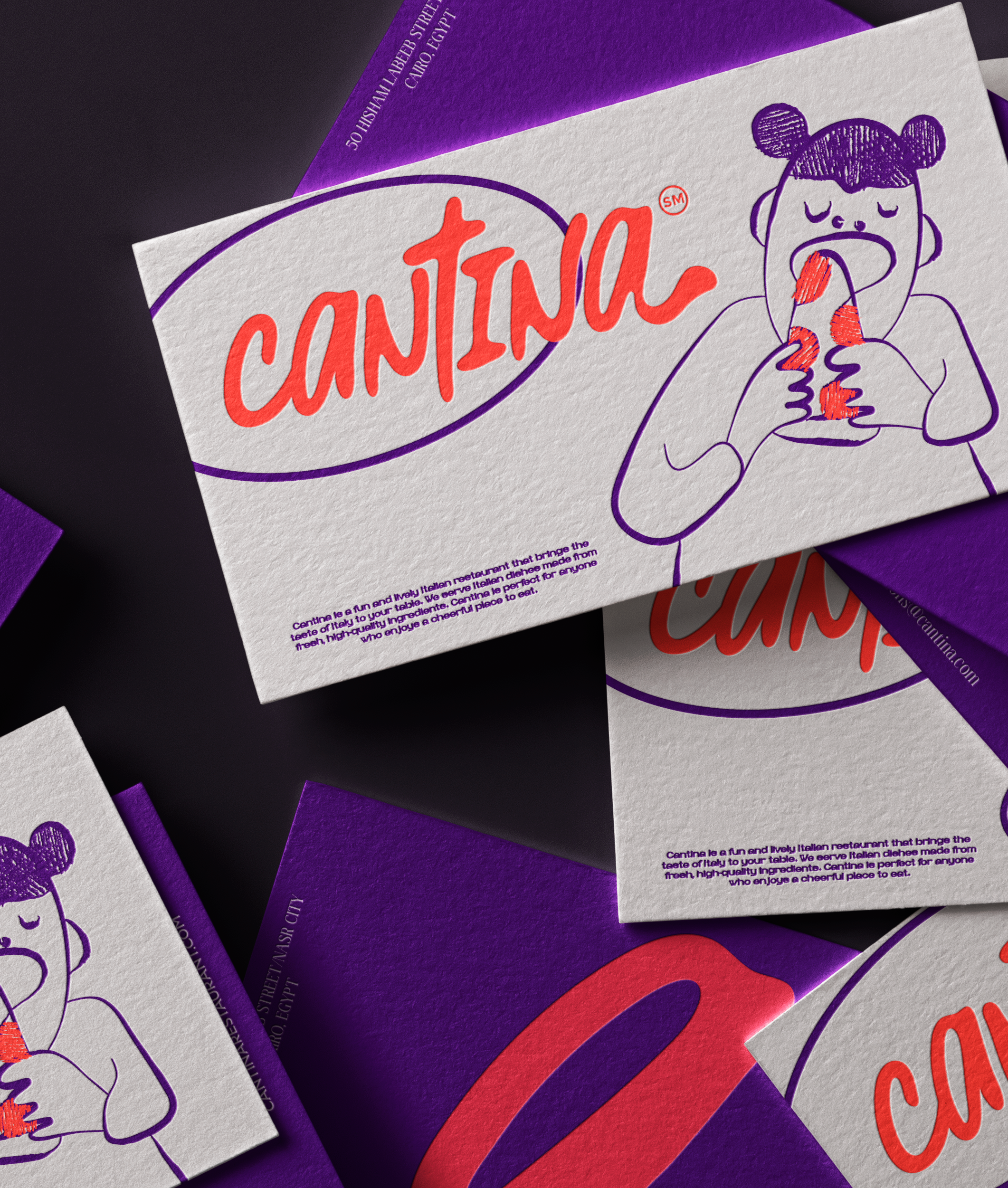 CANTINA - ITALIAN RESTAURANT BRANDING brand design brand identity branding branding design design graphic design illustration logo logo design logo suite menu design packaging packaging design restaurant brand restaurant branding visual identity