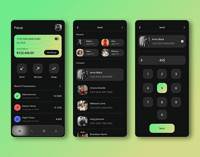 Pay Up - Payments App app app design design fintech payments ui ux