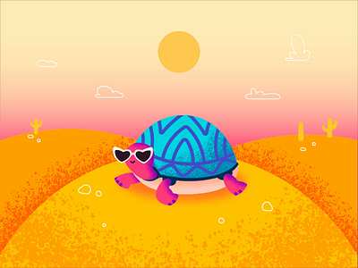 Day n Night 🌚🌝 animation branding character design design graphic design illustration logo logo design turtle turtleanimation turtledesign turtleillustration ui ux vector