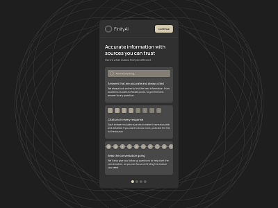 FinityAI: Onboarding experience ai artificial intelligence chatgpt finity finityai llm onboarding quetratech smart web app