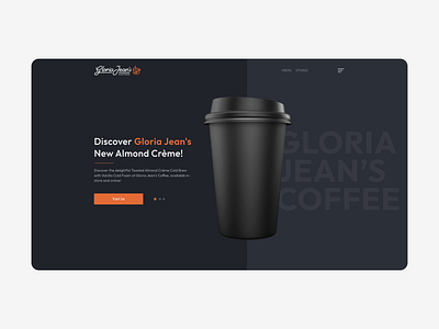 Website Banner Section Concepts for Gloria Jean's Coffee. ☕️ design figma freelancer ui ux web design