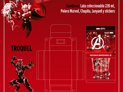 Coca-Cola Marvel coca cola cocacola coke graphic design marvel packaging