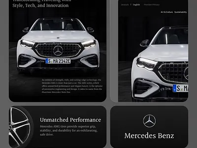 Mercedes Benz Brand Design 3d branding creative designs design graphic design graphics designer illustration landing page logo ui vector web design