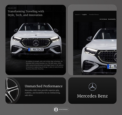 Mercedes Benz Brand Design 3d branding creative designs design graphic design graphics designer illustration landing page logo ui vector web design