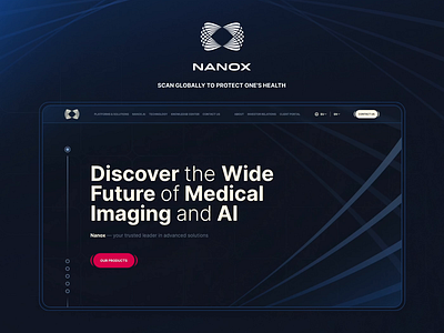 NANOX ai animation health innovation israel machines medical medicine nanox technology ui web design
