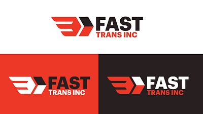 FAST TRANS - Logo Design brandbuilding branding design graphic design graphicdesigner iconiclogo illustration logo logodesign logodesigner vector