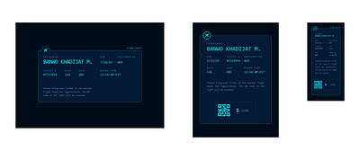 Flight Ticket design flight responsive design ticket ui