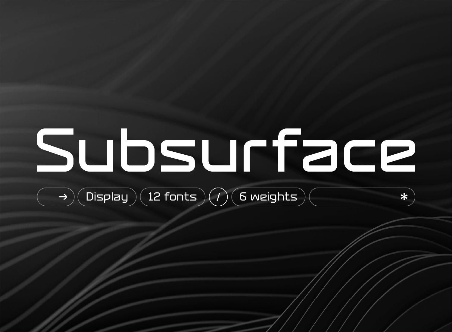Subsurface Typeface branding designers republic display edm font font design font family futuristic graphic design house music modern music rave sans serif type design typeface typographic wipeout y2k