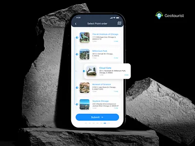 Geoturist app - travel & tours made easy app branding design design system fintech graphic design healthcare interface mobile saas tour tourism travel ui ux web design webapp website