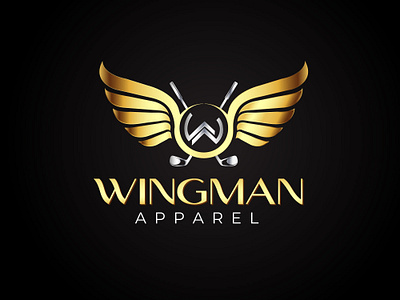 Wingman Apparel - Logo Design branding design graphic design illustration logo logo design typography ui ux vector web design wingman apparel