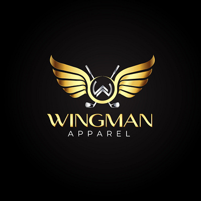 Wingman Apparel - Logo Design branding design graphic design illustration logo logo design typography ui ux vector web design wingman apparel