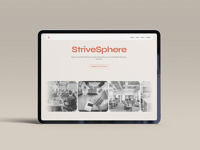 StiveSphere - Framer Template agency design framer framer template graphic design template ui website