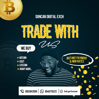 Bitcoin flyer design