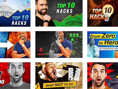 Thumbnail Design editing graphic thumbnails video visual youtube