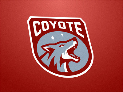 COYOTE MASCOT LOGO animal branding business character college coyote design dog esport graphic design howling illustration logo mascot night school sport vector wolf wolves