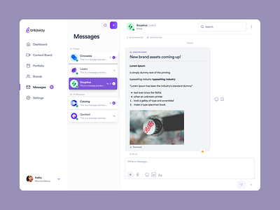 UI/UX design of messaging feature appdesign ui uxui uxuidesign webapp webappdesign