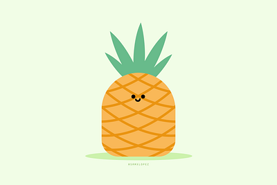 Pineapple Bounce aloha bounce cute pineapple sweet