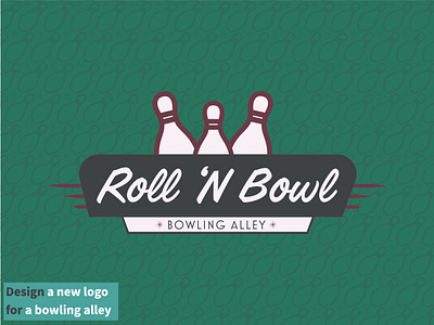 Roll 'N Bowl - LOGO WIP branding graphic design logo