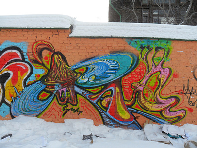Dodd graffiti letters paint winter