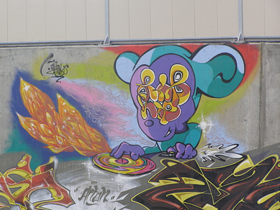 mickey hip hop uniqlo character design disney dj fire graffiti hip hop mickey mouse mixing montana painting uniqlo