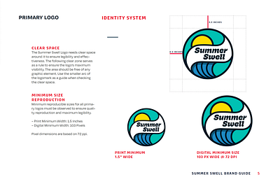 Identity System: Summer Swell brand identity branding design graphic design illustration logo