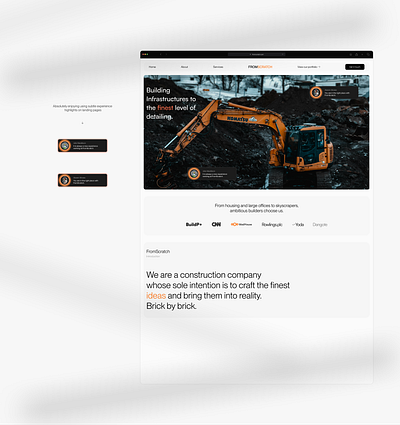 'FromScratch' design ui web design