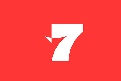 Number 7/8 - 36 days of type design logo