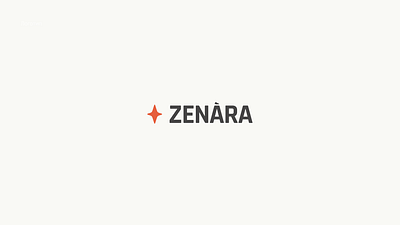 ZENARA branding identity logo