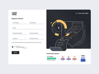 One Page Click Funnel - UI/UX contact form form funnel funnel form lead form lead generation marketing one page ui ux web